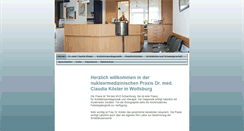Desktop Screenshot of nuklearmedizin-wob.de